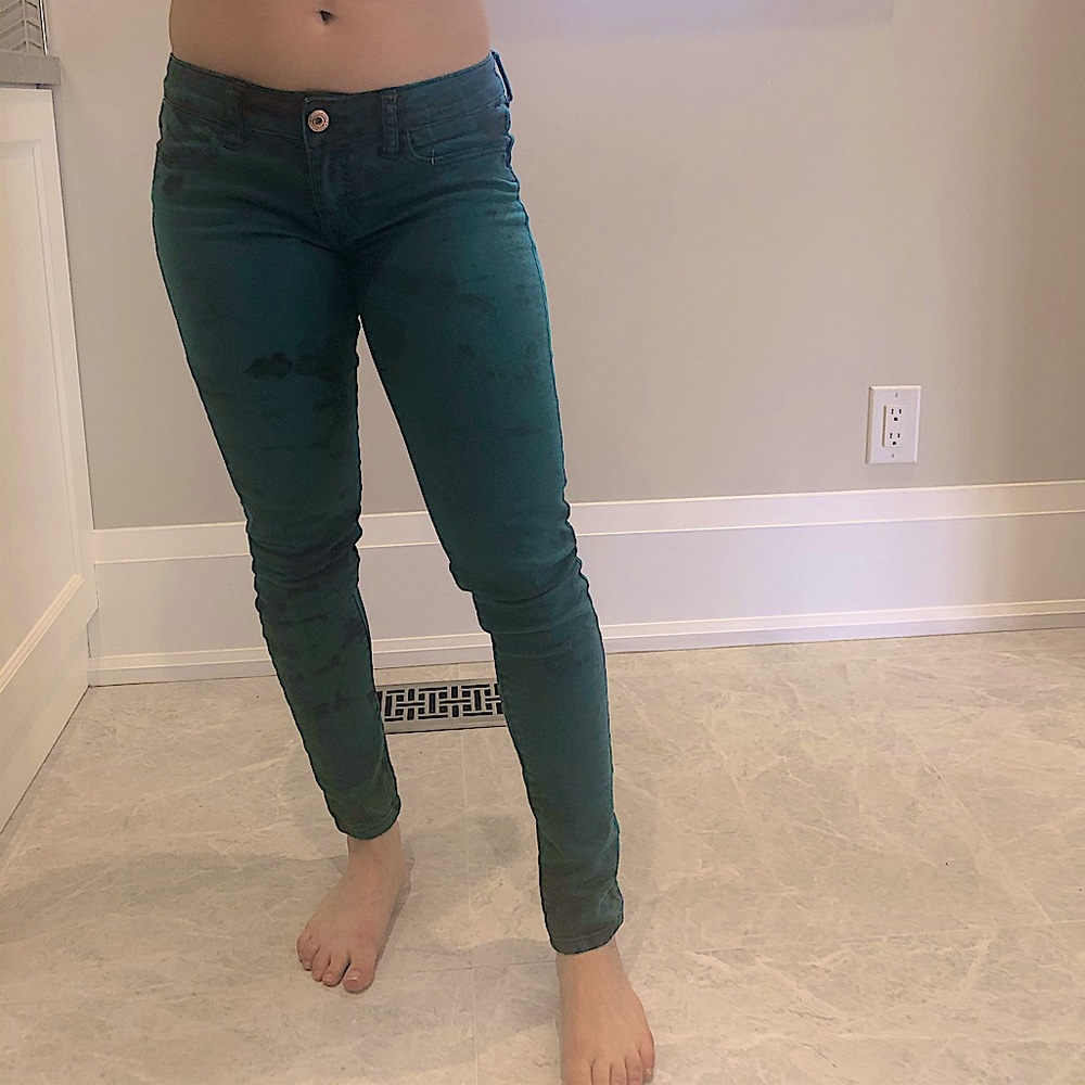 American eagle tie dye denim